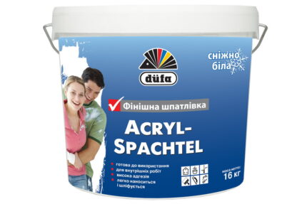 Шпаклівка фінішна Dufa Acryl-Spachtel, 16 кг