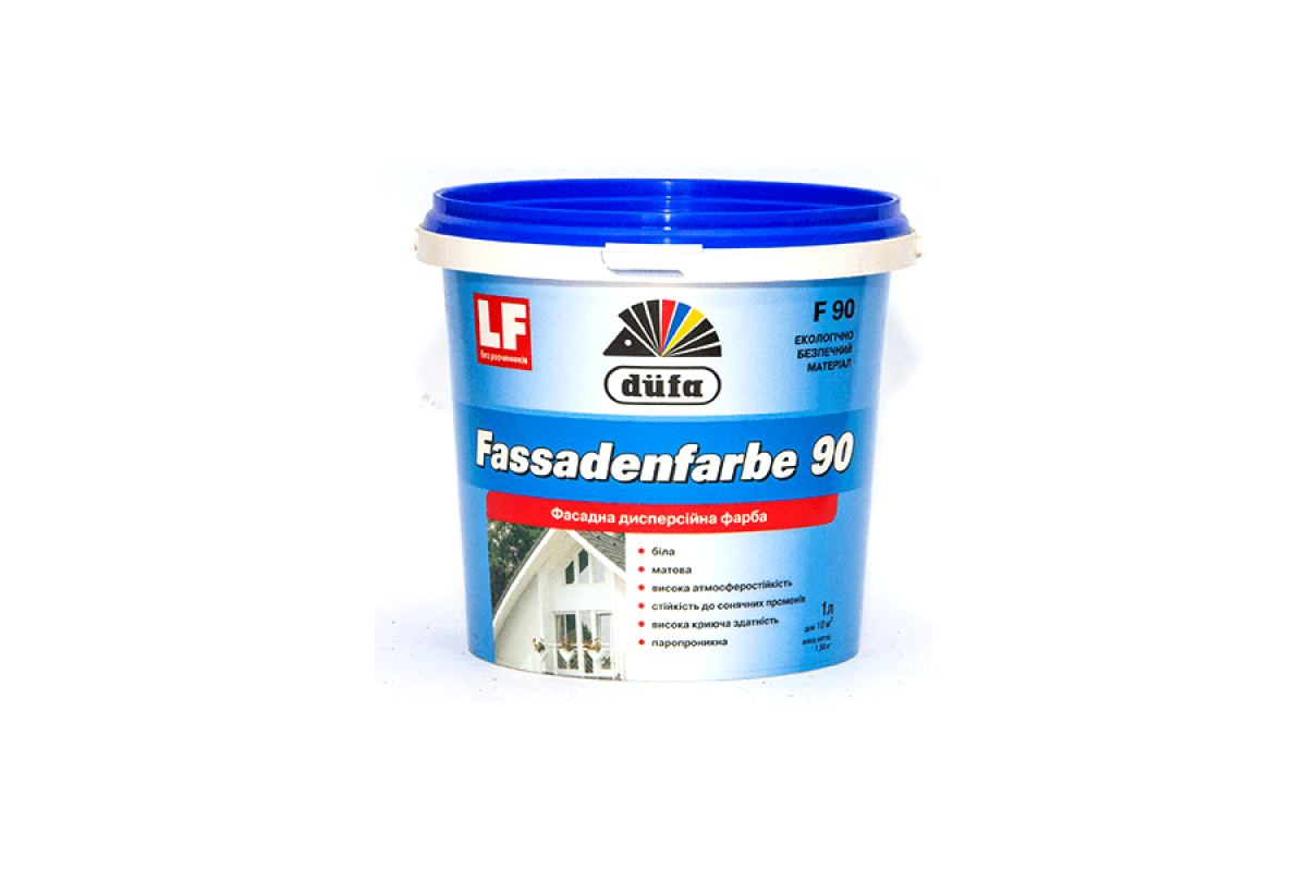 dyufa-fasad-1l-1200x800 Фарба FASSADENFARBE фасадна F90 (1л) - Зображення 1