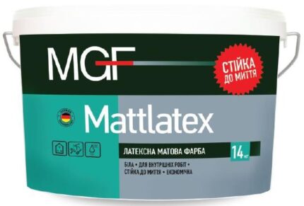Фарба латексна MGF Mattlatex М100, 14 кг