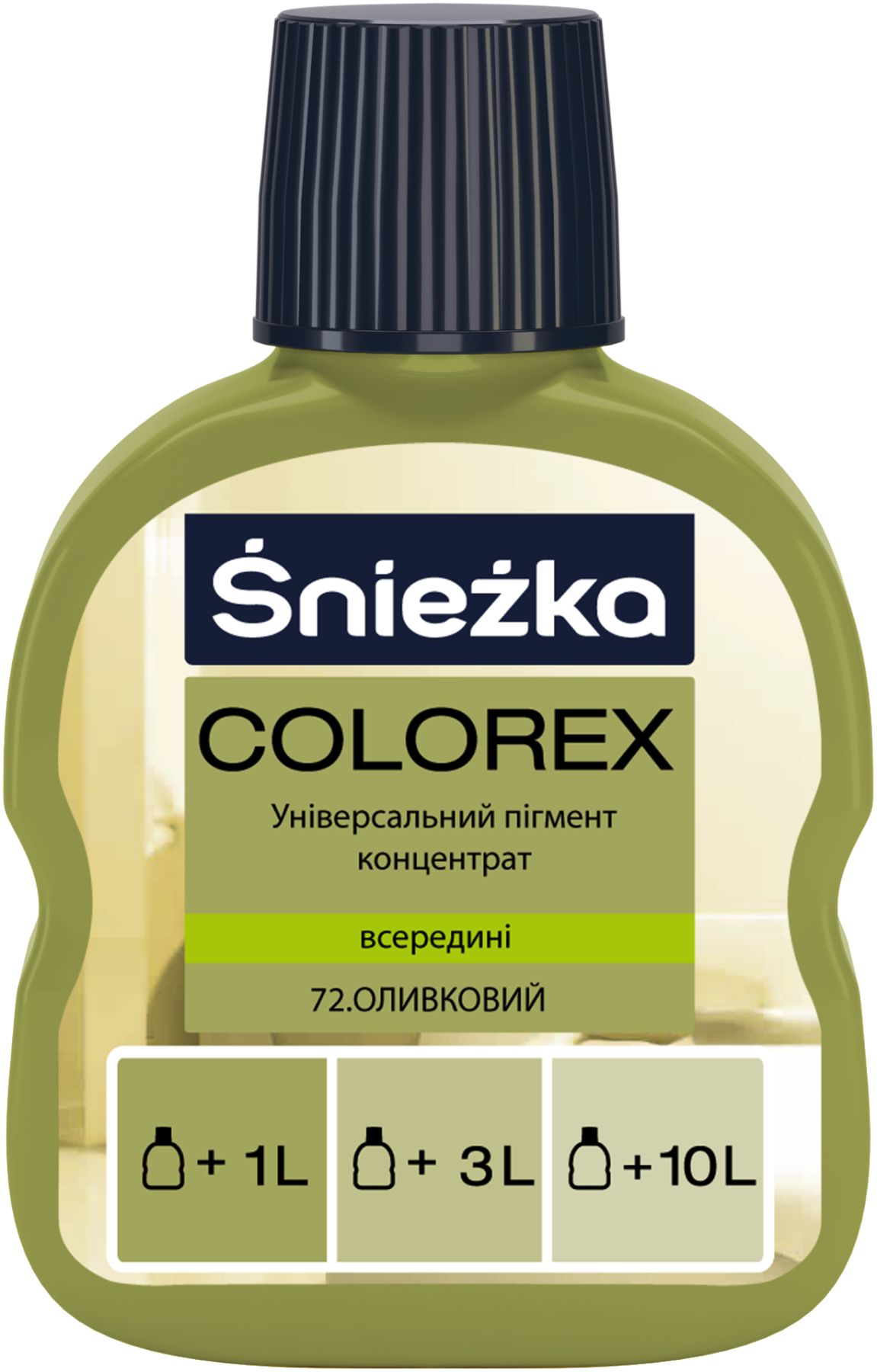sniezka-colorex-72 Пігмент Colorex №72 оливковий, 100 мл - Зображення 1