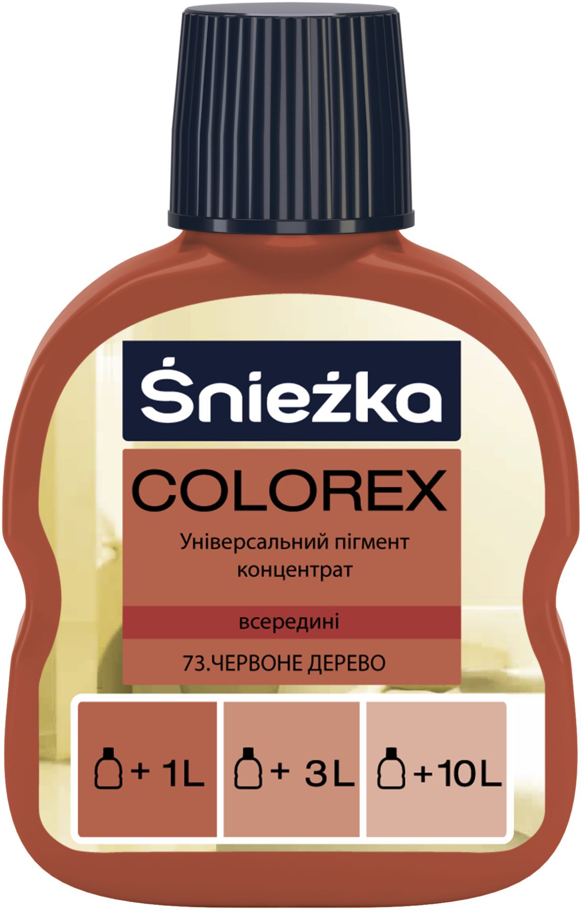 sniezka-colorex-73 Пігмент Colorex №73 червоне дерево, 100 мл - Зображення 1